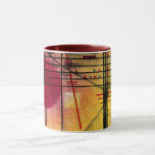 Mug Kandinsky - Vibrant, populaire peinture abstraite, (Centre)