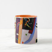Mug Kandinsky - Violet-Orange, oeuvre populaire, (Centre)