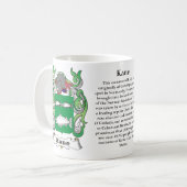 Mug Kane, l'origine, signification et la crête (Devant gauche)