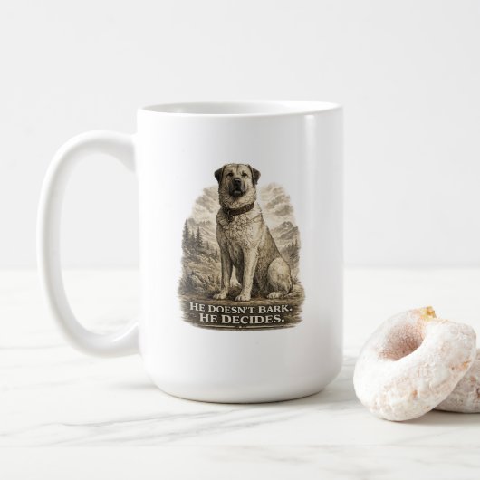 Mug Kangal – Il ne aboie pas, il décide (Avec donut)