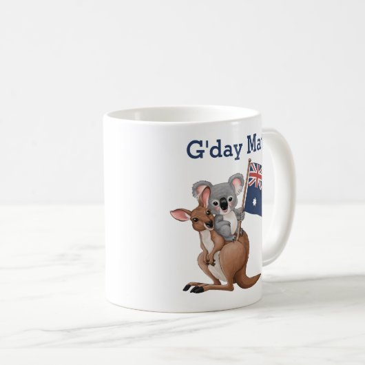 Mug Kangaroo et Koala (Devant droit)