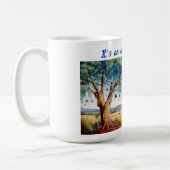 Mug Kangaroo sous le gumtree avec les baubles de Noël (Gauche)