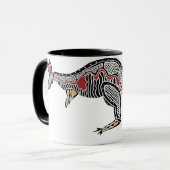 Mug Kangourou de rayon X (Devant gauche)