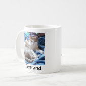 Mug Kanji de chat avec photo personnalisable (Devant gauche)