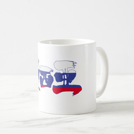 Mug [Kanji] Russie (Devant droit)