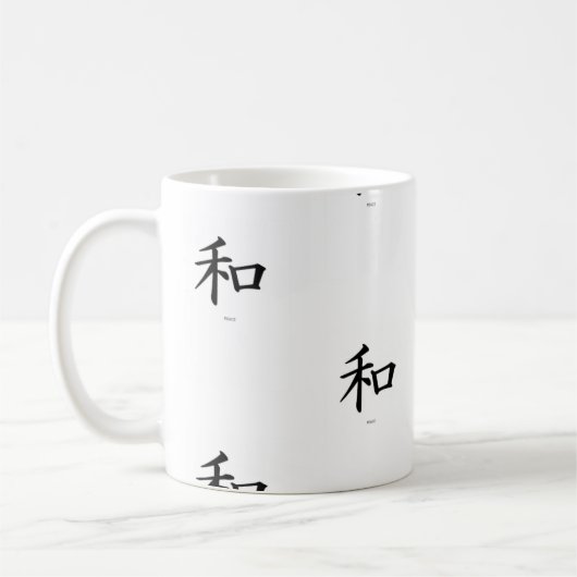 MUG KANJI SYMBOLE DE PAIX (Gauche)