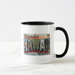 Mug Kapolei, Hawaii - Scènes de grandes lettres