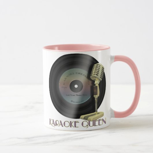Mug Karaoke Drinkware personnalisé par Reine (Droite)