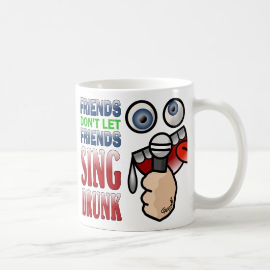 Mug Karaoke ivre (Droite)