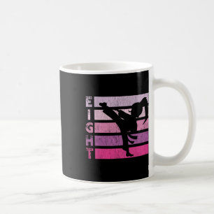 Mug Karaté Anniversaire 8 Année Taekwondo Girl 8e Bir