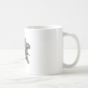 Mug Karate Arts Martiaux Coup de Pied Volant Boxe Kick