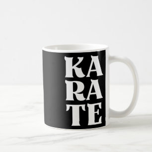 Mug Karate Bold Lettres Japonais Martial Art Karateka