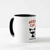 MUG KARATE CHAT NOIR NEKO (Devant gauche)