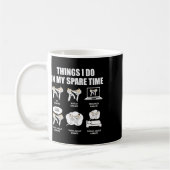 Mug Karate Choses que je fais pendant mon temps libre (Gauche)