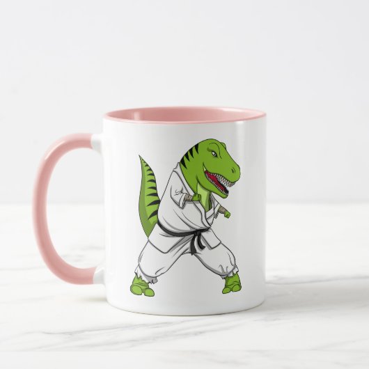Mug Karaté d'arts martiaux de Ninja de dinosaure de (Gauche)