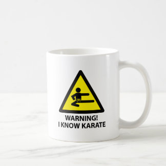 Mug Karaté d'avertissement