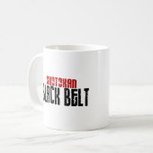 Mug Karaté de ceinture noire de Shotokan (Devant gauche)