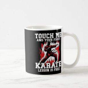 Mug Karate Drôle Pour Hommes Judo Touchez-Moi Premier