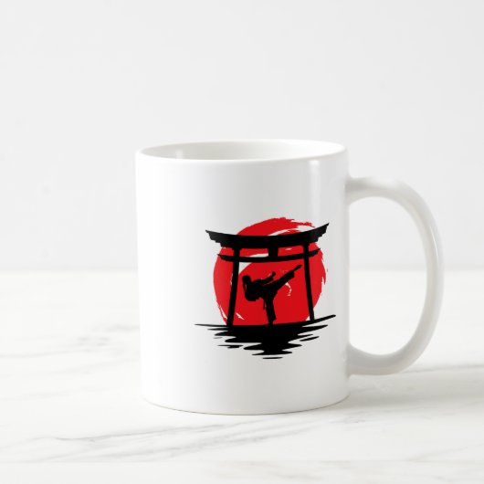 Mug Karate Girl Porte Japonaise (Droite)