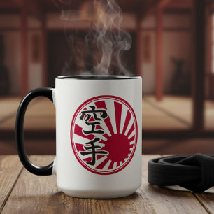 Mug Karate Kanji Soleil Levant