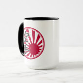Mug Karate Kanji Soleil Levant (Devant gauche)