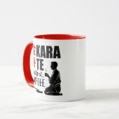 Mug Karate -mais café, d'abord (Devant gauche)