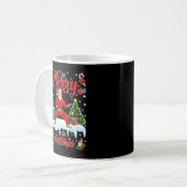 Mug Karate Martial Art Lover Xmas Père Noël Jouer Kara (Devant gauche)