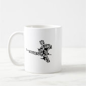Mug Karate Martial Arts Flying Boxer Kickboxer T (Gauche)