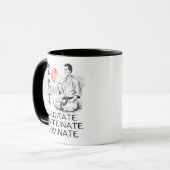 Mug Karate - Méditez. Cafféinez. Dominez. (Devant gauche)