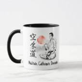 Mug Karate - Méditez. Caffeinez. Dominez. (Gauche)