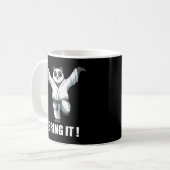Mug Karate Panda Crane Kick Karate Japonais Mial (Devant gauche)