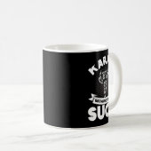 Mug Karaté Parce Que Les Gens Chuck Karate Trainer Kar (Devant droit)