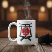 Mug Karate - Porte Torii, Soleil et Kanji