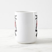 Mug Karate - Porte Torii, Soleil et Kanji (Centre)