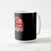Mug Karate Pour Les Hommes Dans La Lune Cadeau Personn (Devant droit)
