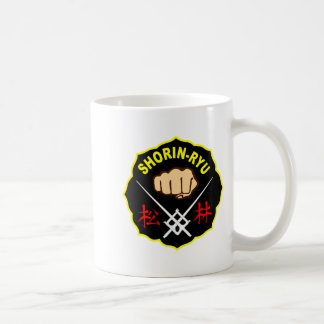 Mug Karate Shorin Ryu Style Matsubayashi Kanji Devant