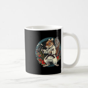 Mug Karaté Squirrel Floral Judo Squirrel Lover Kar