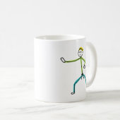 Mug Karate Stickman (Devant droit)