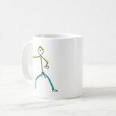 Mug Karate Stickman (Devant gauche)