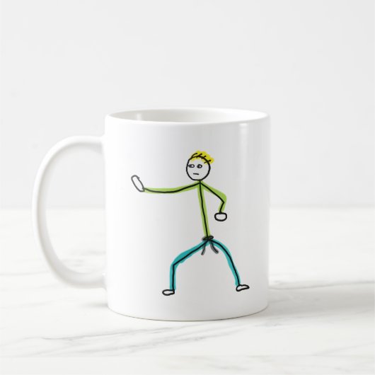 Mug Karate Stickman (Gauche)