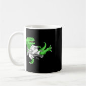 Mug Karate T-rex Dino Elève Dinosaure Professeur Karat (Gauche)
