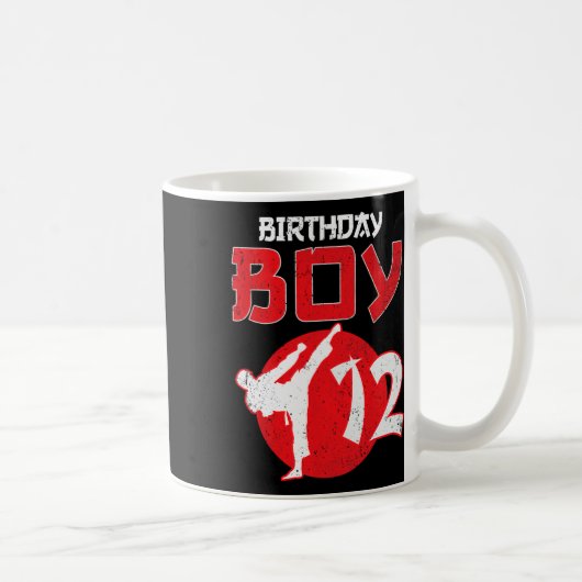 Mug Karate Taekwondo 12 ans Anniversaire Martial Art (Droite)