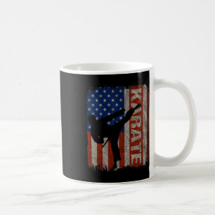 Mug Karaté Taekwondo Usa Drapeau Américain Vintage 4 J
