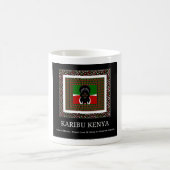 Mug Karibu Kenya : Les couleurs vives du drapeau natio (Centre)