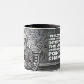 Mug Karl Marx Citation Design - Soyez le changement ! (Centre)