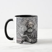 Mug Karl Marx Citation Design - Soyez le changement ! (Gauche)