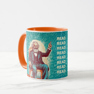 Mug Karl Marx lecture ver cadeau