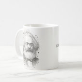 Mug Karl Marx Portrait design (Devant gauche)
