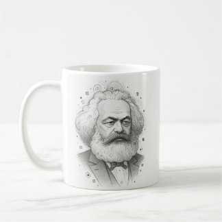 Mug Karl Marx Portrait design