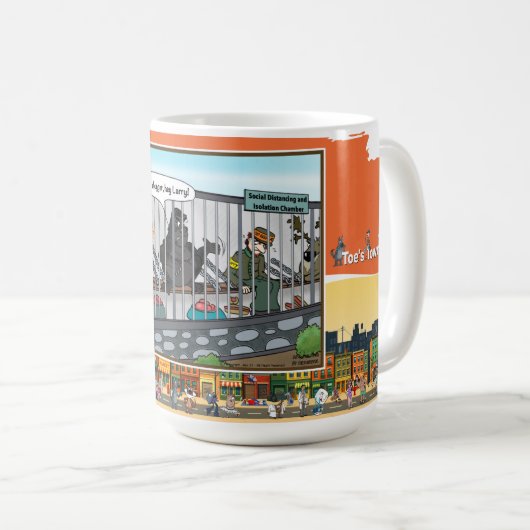 Mug Karma au zoo | Classique d'humour satirique (Devant droit)